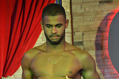 Video of sexy male stripper