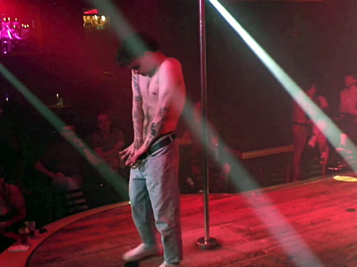 Video of sexy male stripper